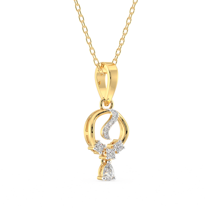 Starlit Elegance Diamond Pendant
